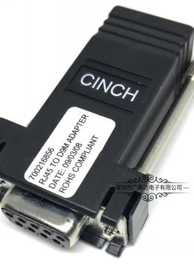 CINCH原装进口 D-SUB9母座插头转换RJ45网络串口 700216856