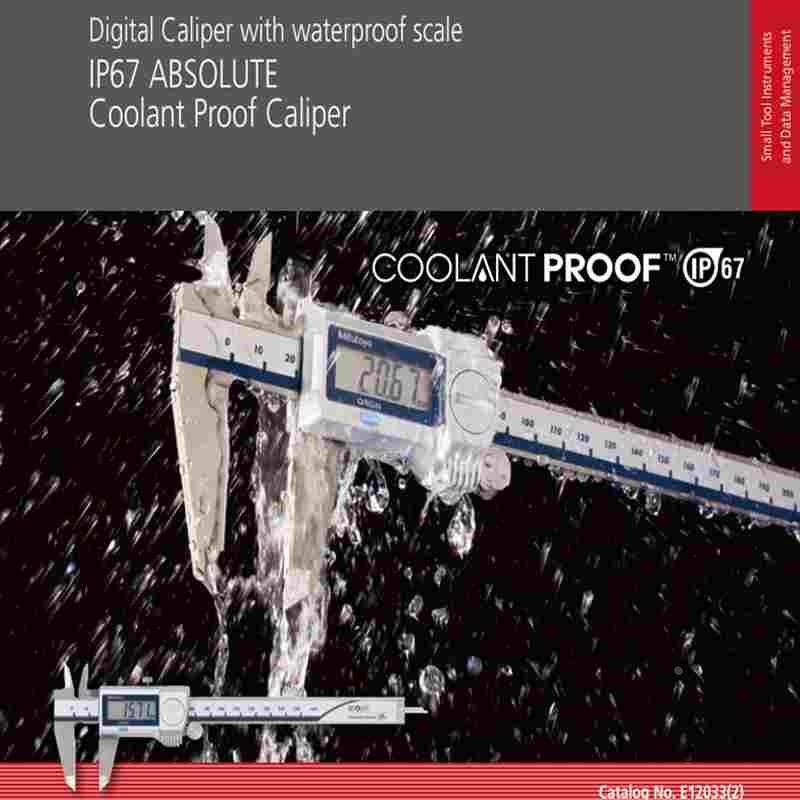 日本三丰Mitutoyo数显游标卡尺IP67防水卡尺 0-150mm 500-721-20