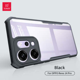 XUNDD 国际版OPPOReno14Pro手机壳新款气囊防摔OPPOReno14透明保护壳软边硬壳Reno14F5G简约保护壳