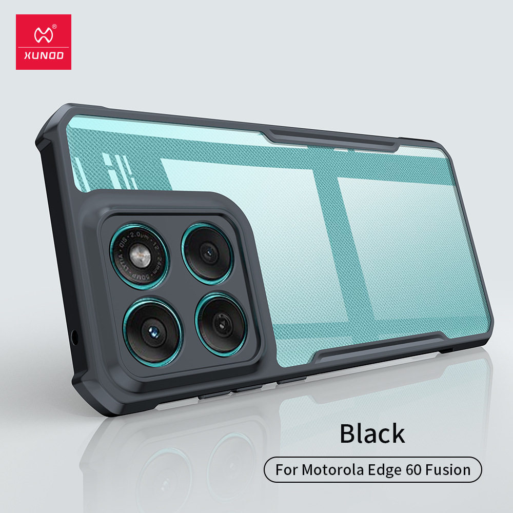 XUNDD 适用摩托罗拉edge 60 Fusion 手机壳新款气囊防摔edge 60 Fusion 透明保护壳软边硬壳