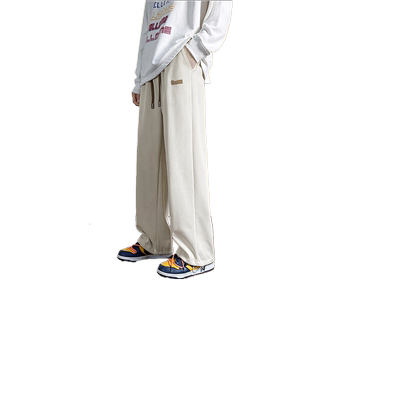 加绒加厚休闲裤束脚卫裤日系