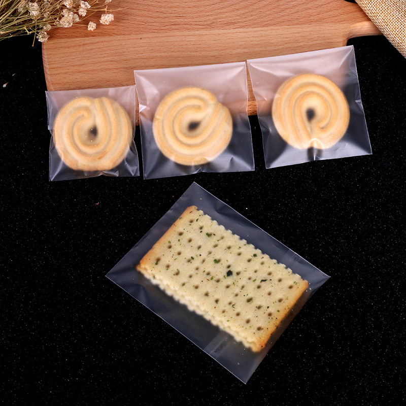 磨砂透明自粘袋烘焙包装袋100个/件食品级糖果饼干打包袋曲奇包装