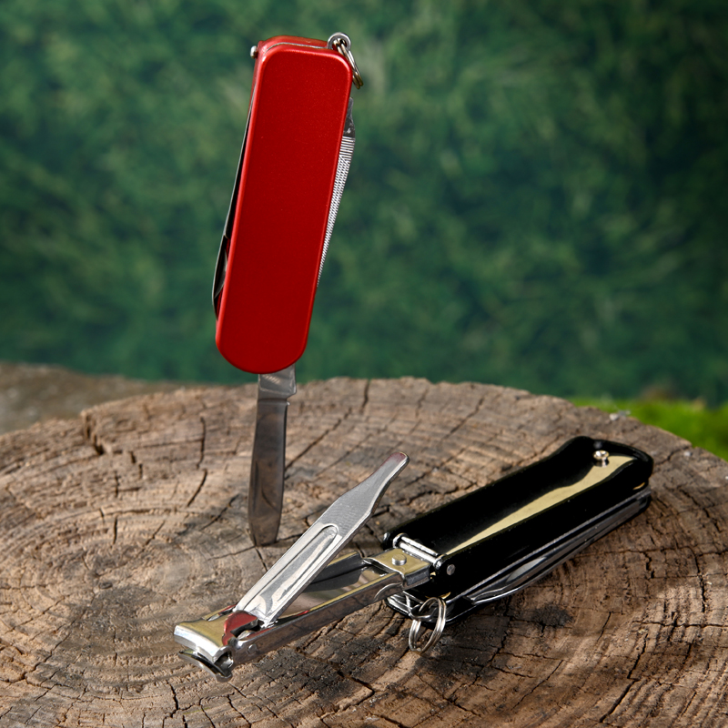 德国剪指甲刀单个装进口多功能折叠便携式磨甲锉钥匙扣挂件指甲钳