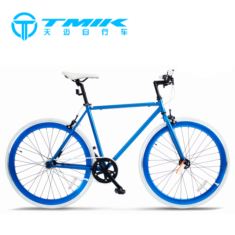 活死双飞前后c刹公路车男上班轻便自行车女复古钢架成人城市单车