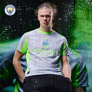 曼城2025/26赛季第二客场球迷版球衣 透气速干短袖球衣足球服