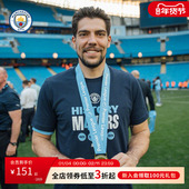 英超四冠王纪念T恤PUMA彪马冠军纪念T恤短袖 曼城23 24赛季