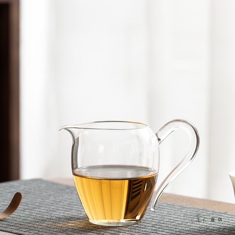 清云玻璃公道杯耐热透明泡茶功夫茶具茶海分茶器茶漏配件