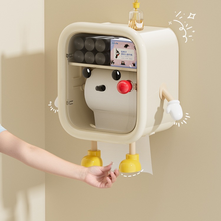 卫生间厕纸盒壁挂式免打孔卷纸筒厕纸架厕所纸巾盒卫生纸置物架用