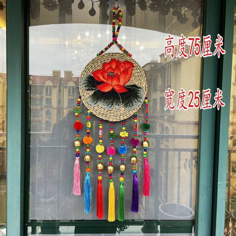 墙面个性饭店挂饰火锅挂件簸箕复古墙壁装饰创意竹编餐馆农家乐