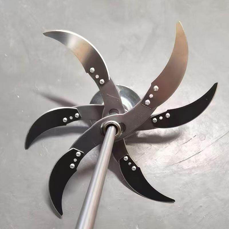 6刀片切草机粉碎机切菜塑料桶瓜喂 鸡家禽养殖农村家用电钻改装di