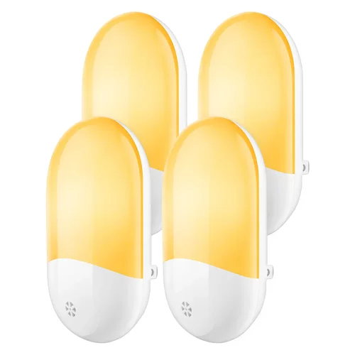 插电光控创意家居led式r七彩遥控智能夜灯