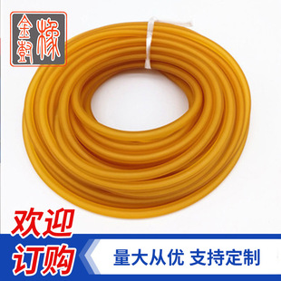 7素色圆皮筋4 供应6 6实验化玻琥珀色弹力管现货 乳胶管