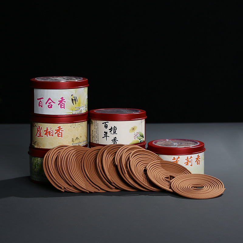 适用天然檀香盘香 玉檀沉香2H/4小时老山香熏崖柏线香艾草香a0891