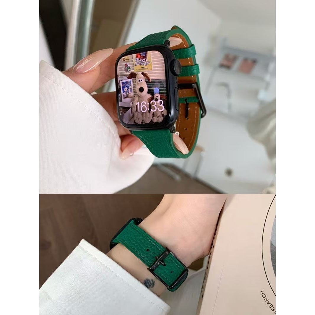 ins高颜值适用vivo IQOO真皮表带vivo watchGT方扣真皮手腕带运动