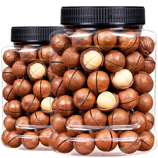 2025年新货夏威夷果坚果批发旗舰店整箱5斤干果奶油味500g罐零食