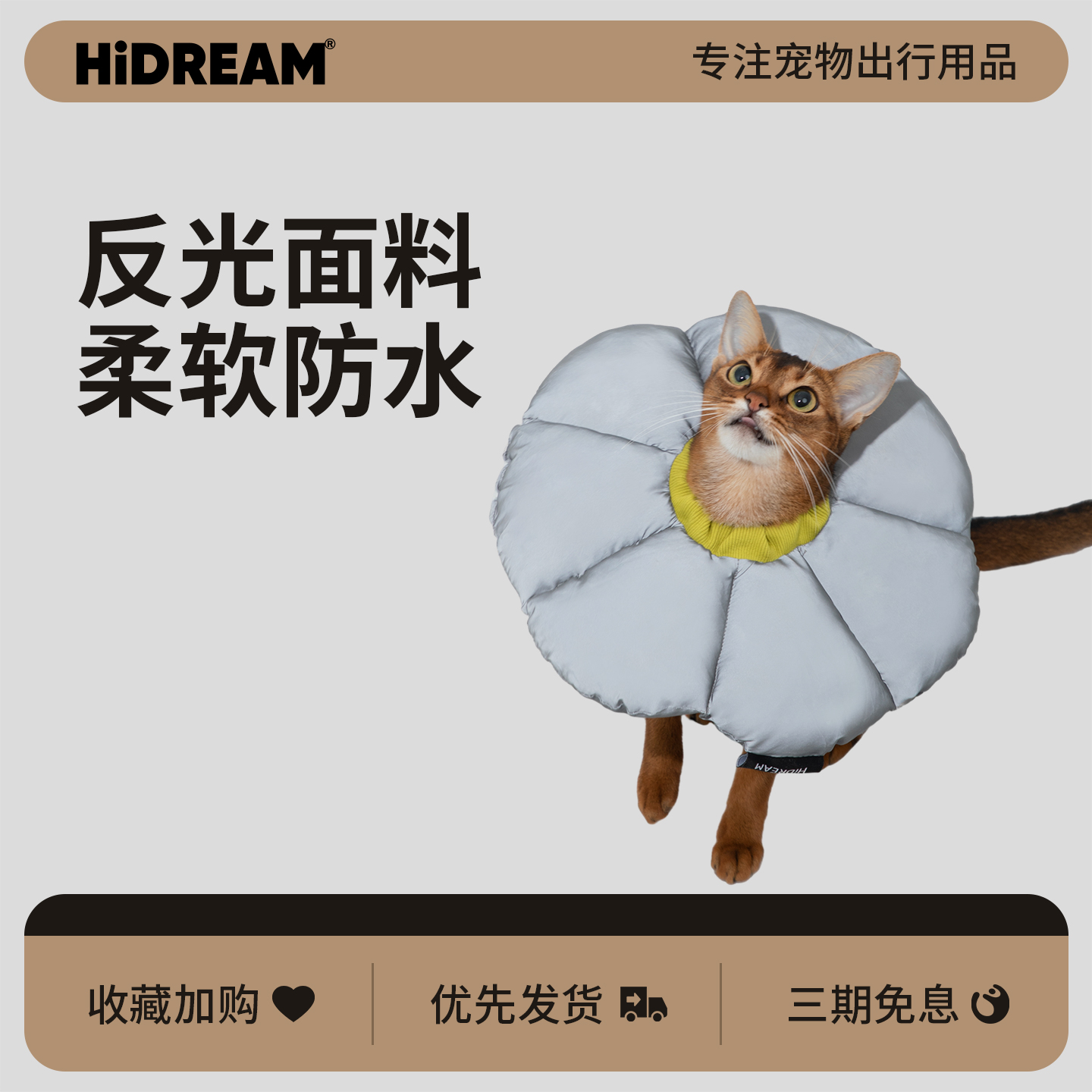 HiDREAM伊丽莎白圈防舔咬