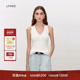 LYNEE 双肩带简约V领修身 内搭针织吊带女百搭背心外穿上衣