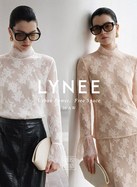 LYNEE初恋衫全蕾丝长袖衬衫
