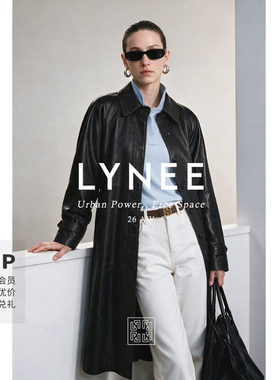 LYNEE金标暮序绵羊皮风衣女