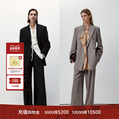 黑标系列 人生西裤 无腰头精仿羊毛裤 LYNEE 女百搭通勤休闲裤