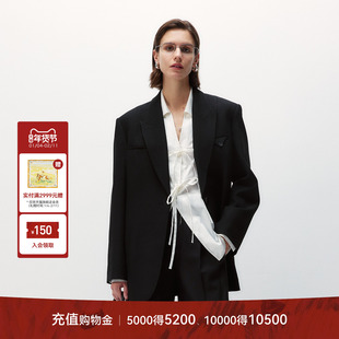 LYNEE【Soft Power西装】女性力量感 大版廓形羊毛西装外套