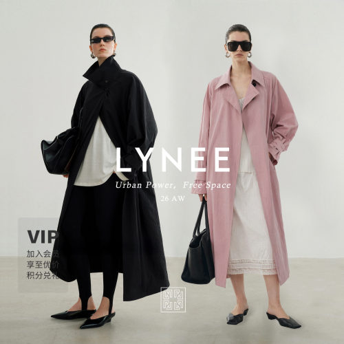LYNEE城市假日简约易打理风衣