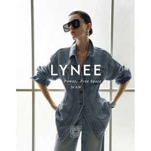 LYNEE【里约艺术】莱赛尔X型收腰显瘦牛仔衬衫式外套女秋休闲夹克
