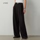 2026年新款 宽松长裤 抗皱垂感黑色直筒裤 裤 女百搭通勤西装 LYNEE