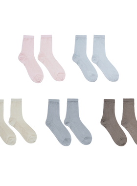 LYNEE【一秒入夏】丝质缎面中筒袜 LAD2GSA024