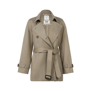 LYNEE x TORIL【乘风】意大利进口面料FAISA经典卡其色一手长风衣