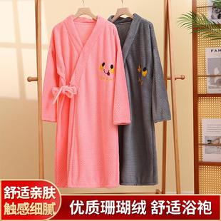 浴裙成人家用洗澡浴睡衣两用吸水速干长款 可穿浴巾浴袍女春夏新款