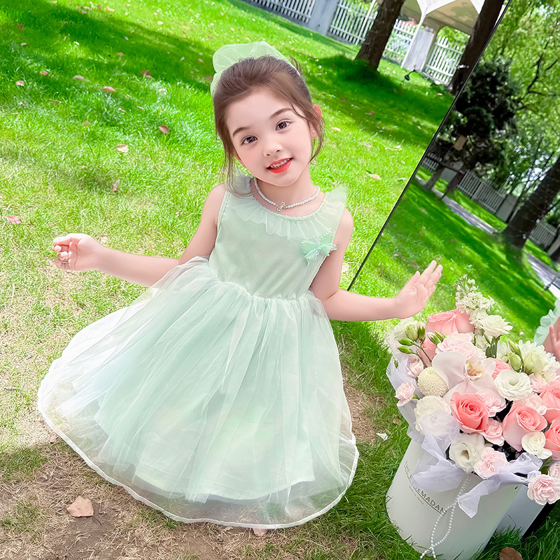 女中小童连衣裙搭配夏潮童装服饰酷风气质韩版洋气公主裙时尚夏装