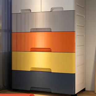 特大号加厚塑料收纳箱盒抽屉式多层储物柜子家用衣服大容量整理箱