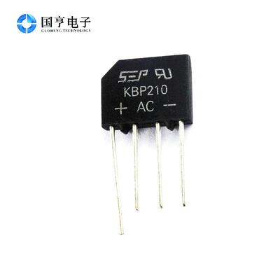 整流桥 扁桥 KBP210 2A/1000V 桥堆 SEP液晶常用整流桥堆桥堆