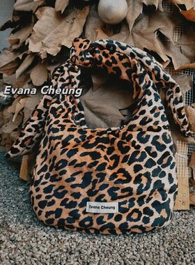 澳洲设计师品牌EvanaCheung【豹有钱系列】小号豹纹腋下包N+16A