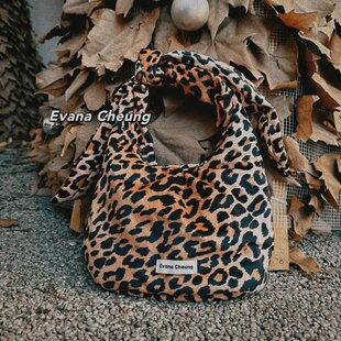 澳洲设计师品牌EvanaCheung【豹有钱系列】小号豹纹腋下包N+16A