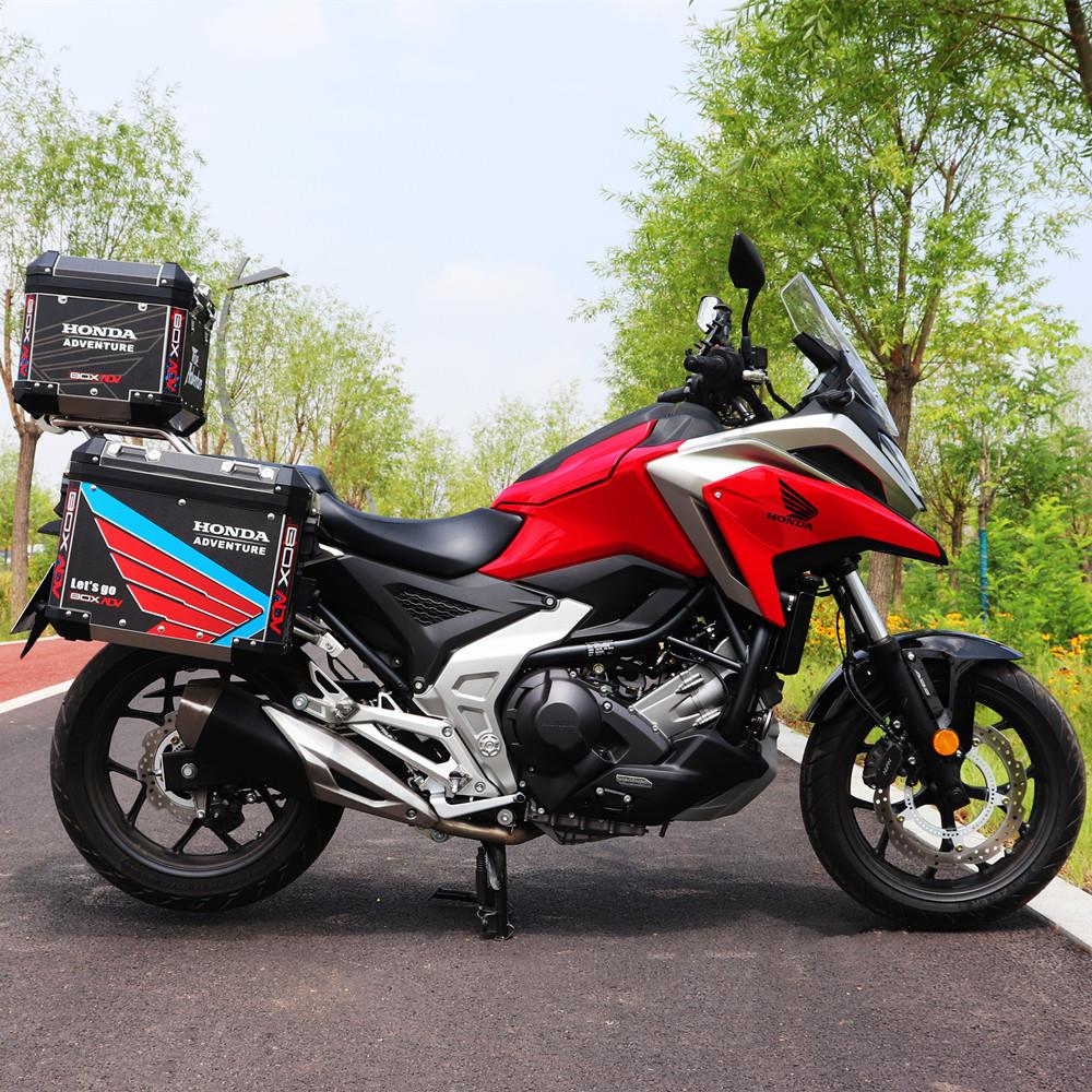 适用HONDA21本田NC750X铝合金三箱NC750尾箱边箱上下护杠改装
