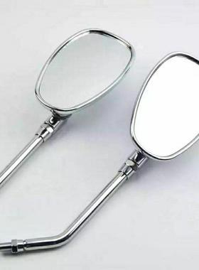 适用摩托车豪爵125K-2钻豹 银豹HJ125-7A后视镜 反光镜 倒车镜