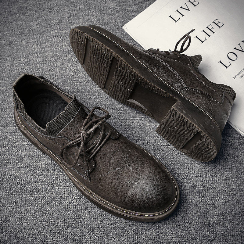 马丁靴男低帮2026新款马丁鞋子靴子男款英伦风春秋款男鞋男士皮鞋