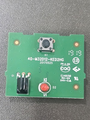 全新小米L55M5-AD 电视机按键遥控接收板40-M32D12-KED2HG