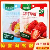 雪海梅乡奶酪冻干草莓混合冻干水果干蜜饯果脯网红休闲小零食整箱