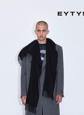 【特价5折】EYTYS围巾Peel时尚纯色流苏羊毛围巾 春季男女同款