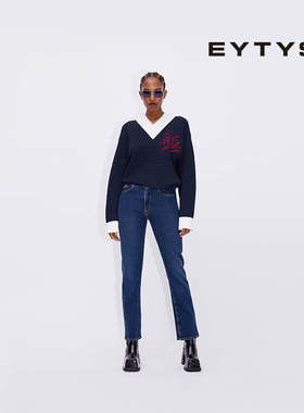 【特价5折】EYTYS牛仔裤Eclipse水洗低腰牛仔裤 春季男女同款