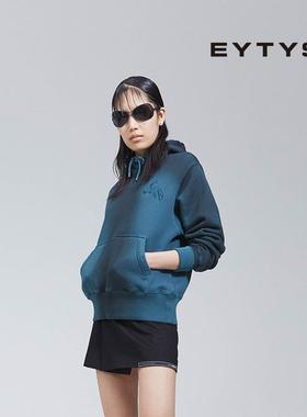 【特价5折】EYTYS卫衣Lewis潮流黑绿渐变宽松卫衣 春季男女同款