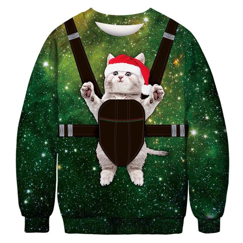 Christmas Sweater Ugly men Women Sweaters Elk gift Clothes