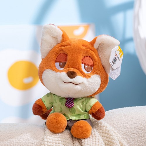 疯狂动物城朱迪尼克毛绒公仔