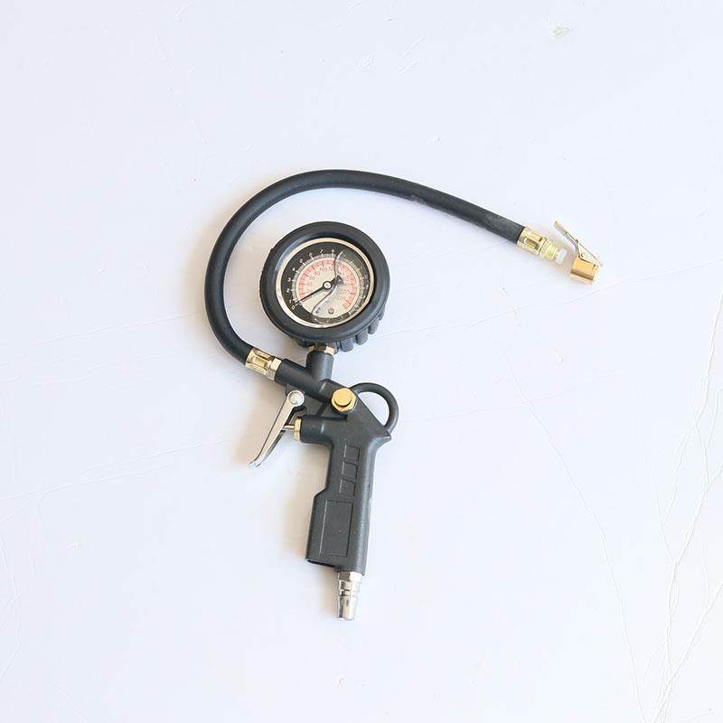 轮胎充气枪 油浸式防震胎压表 轮胎补气打气测压力高压充气嘴