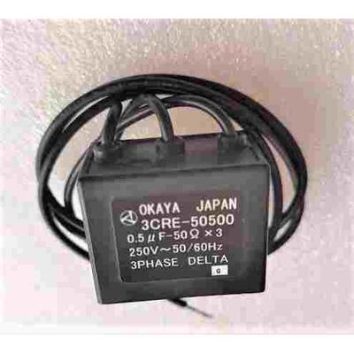 原装OKAYA 岡谷 3CRE-50500 电机浪涌灭弧器 电涌保护器 正品如图