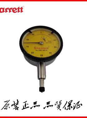 Starrett美国施泰力3081-481/5 小型指针百分表 0-5MM 0.01