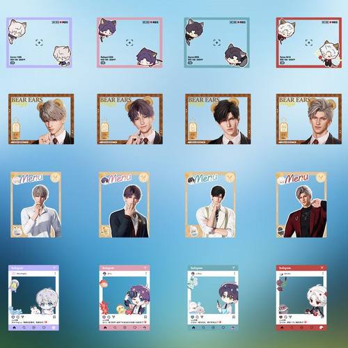 恋与深空 精雕透卡CNC夹层亚克力合影卡 黎深秦彻沈星回祁煜周边